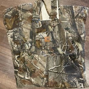 Boys size 7 carhartt bib coveralls